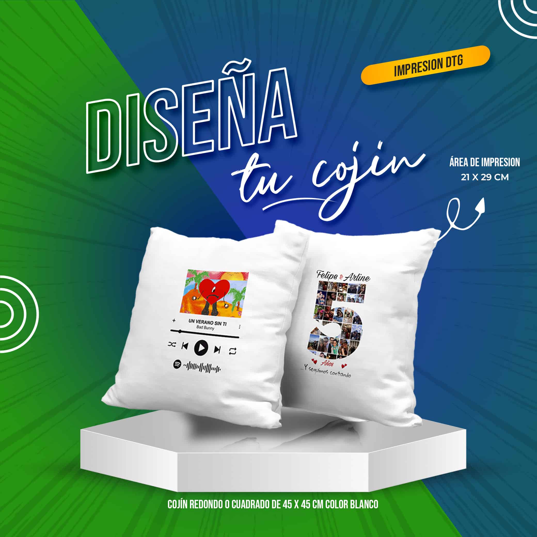 Cojín impreso - Imagen 4