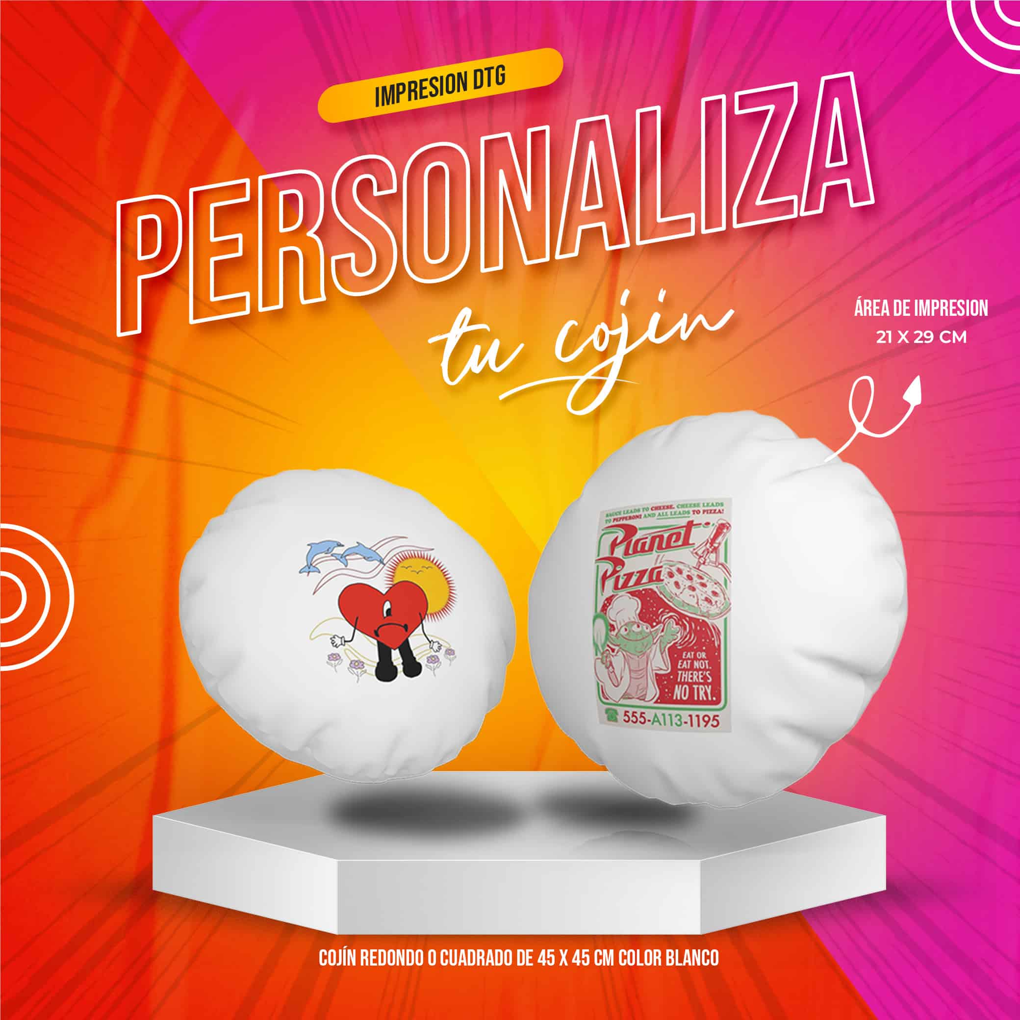 Cojín impreso - Imagen 3